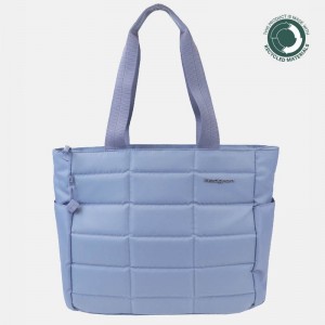 Light Blue Women's Hedgren Camden Tote Bags | HAG5957ID